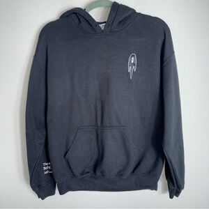 OMOCAT OMORI Something Behind You Hoodie-Black-Manga Anime-Medium